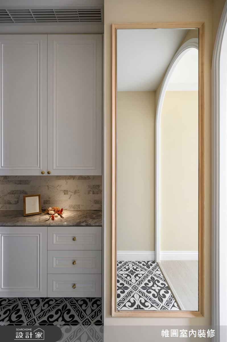 30坪新成屋(5年以下)＿美式風玄關案例圖片＿帷圓‧定制 circle＿帷圓_翡冷翠的約定之6