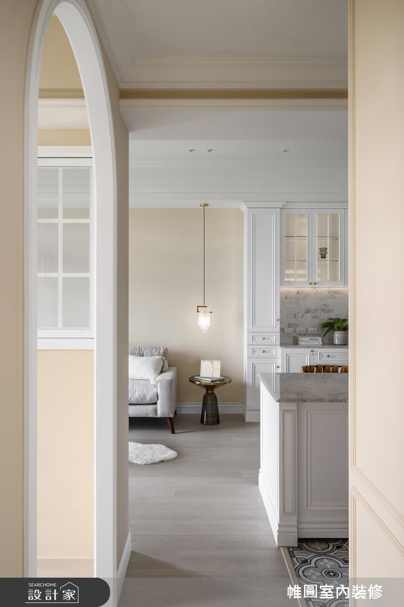 30坪新成屋(5年以下)＿美式風走廊案例圖片＿帷圓‧定制 circle＿帷圓_翡冷翠的約定之12