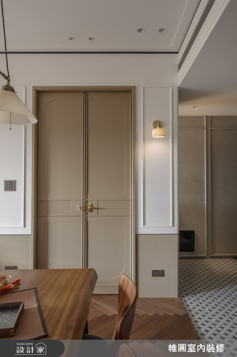 23坪新成屋(5年以下)＿法式風中島案例圖片＿帷圓‧定制 circle＿帷圓_真淳•本質之家之4