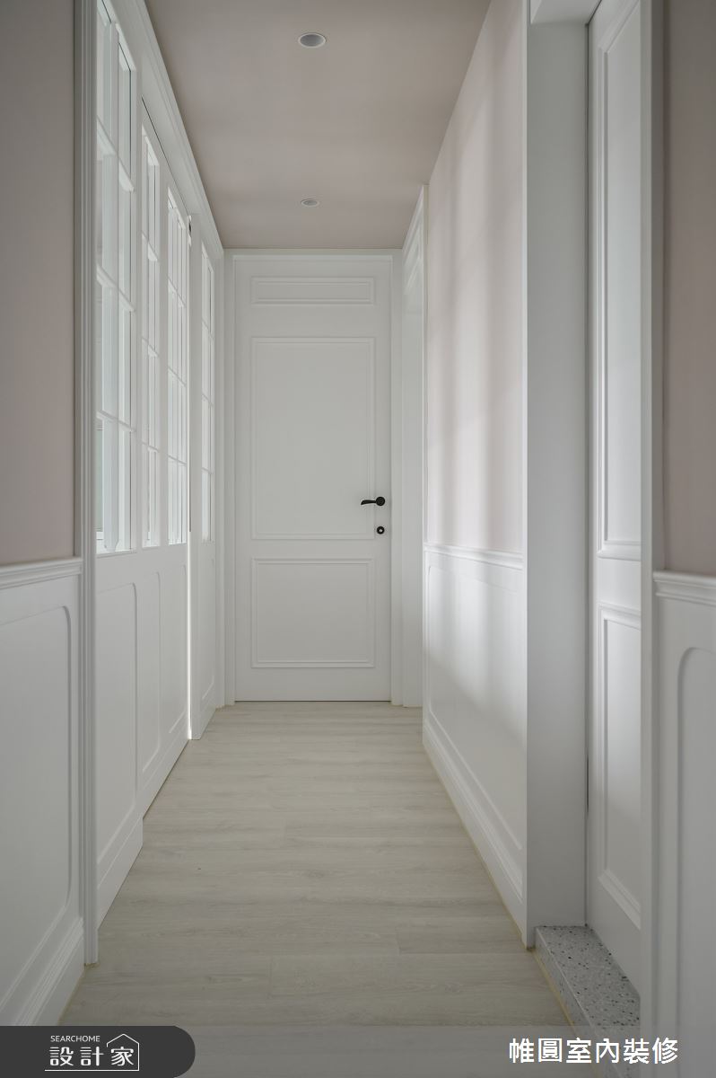 40坪中古屋(5~15年)＿美式風走廊案例圖片＿帷圓‧定制 circle＿帷圓_五月芍藥•花語之14