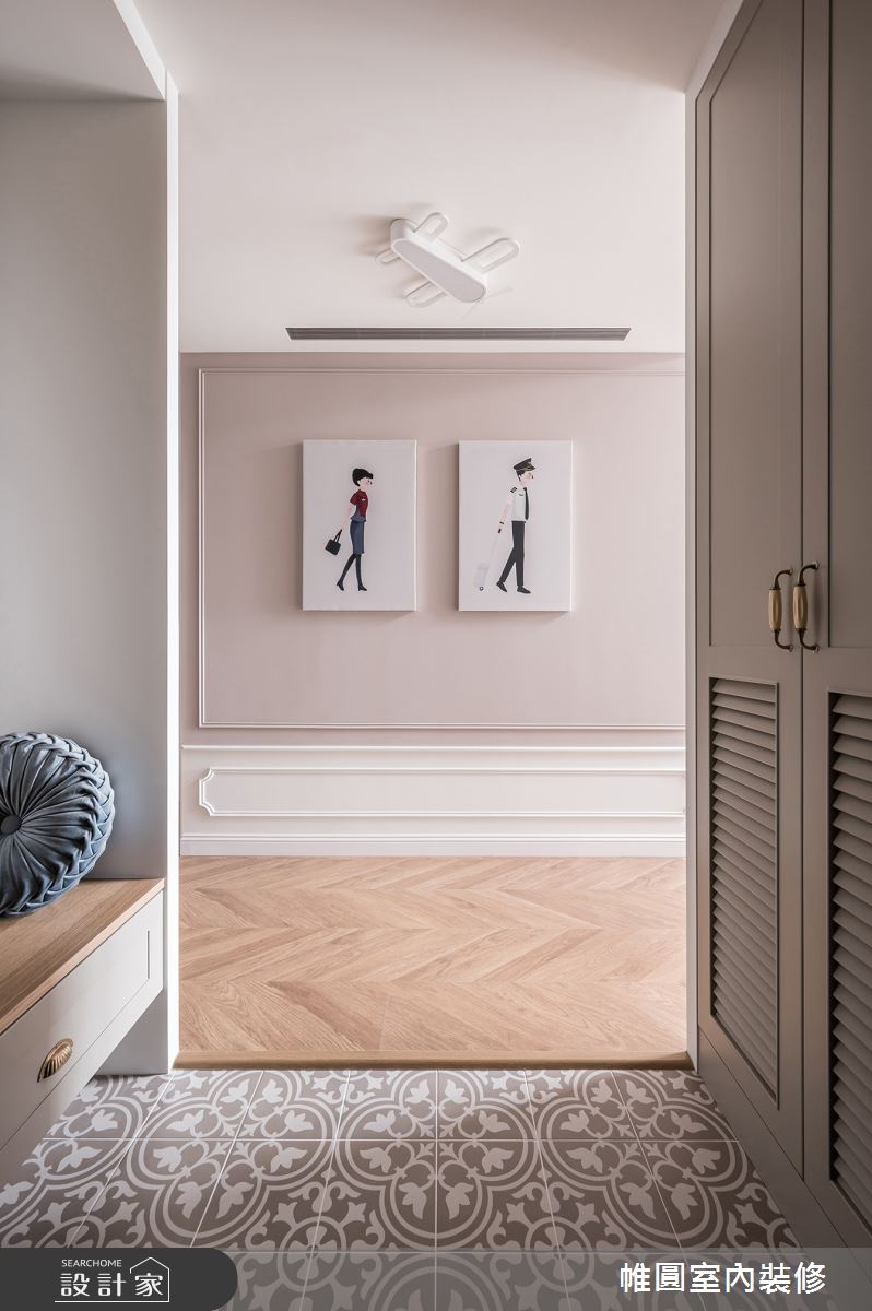 35坪中古屋(5~15年)＿美式風玄關案例圖片＿帷圓‧定制 circle＿帷圓_L&A Hosue•愛的起航之5