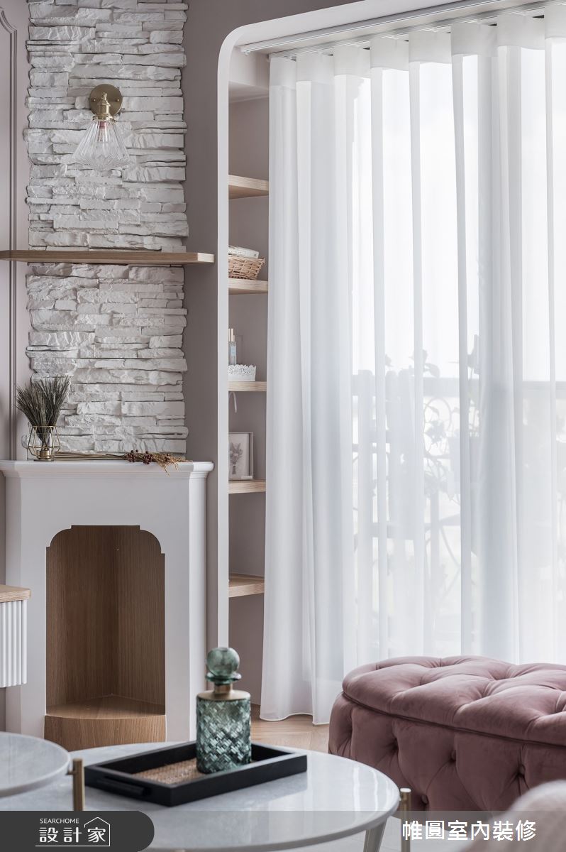 35坪中古屋(5~15年)＿美式風客廳案例圖片＿帷圓‧定制 circle＿帷圓_L&A Hosue•愛的起航之10