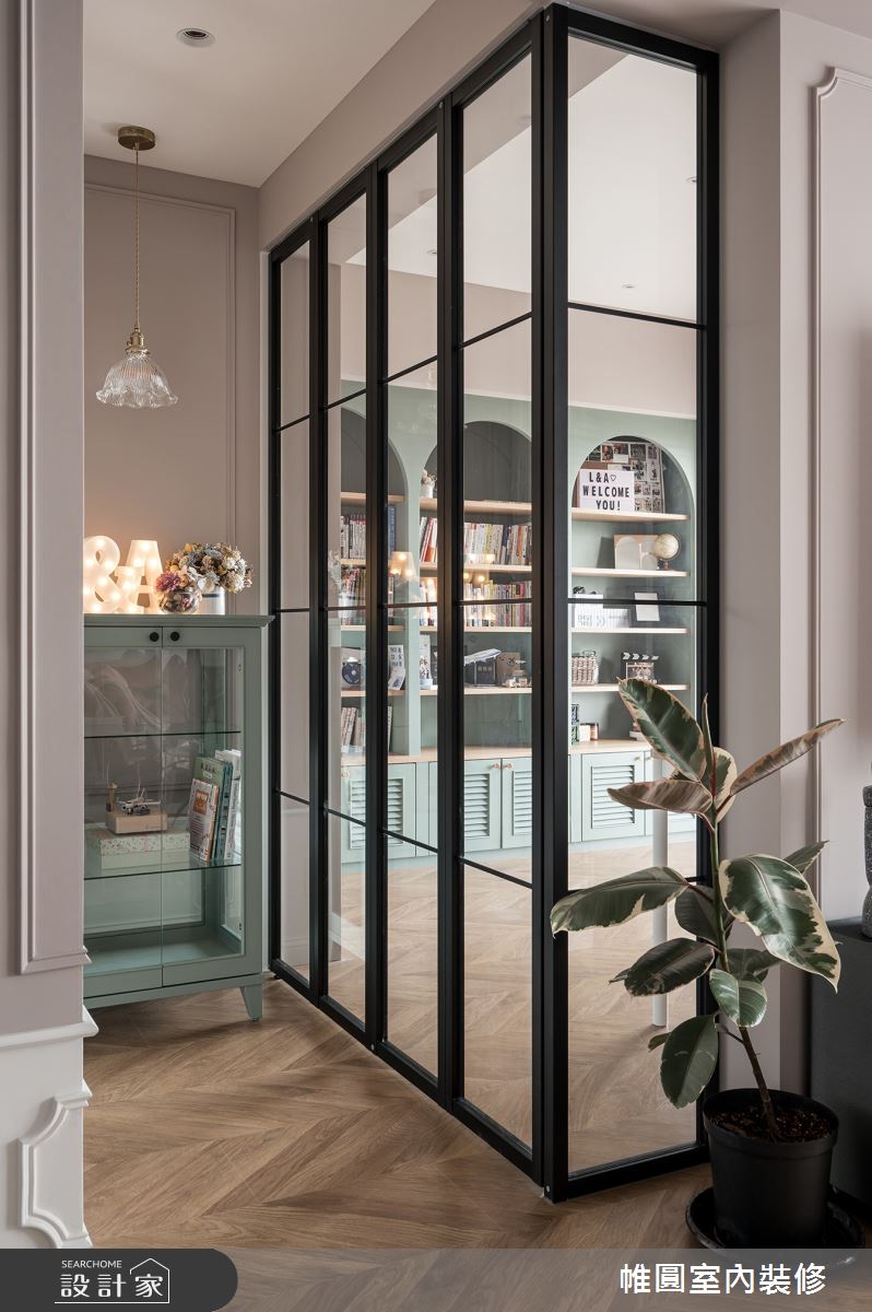35坪中古屋(5~15年)＿美式風書房走廊案例圖片＿帷圓‧定制 circle＿帷圓_L&A Hosue•愛的起航之11