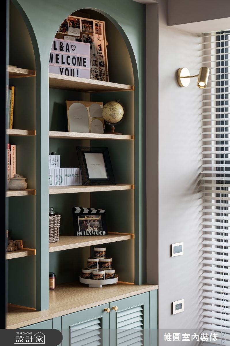 35坪中古屋(5~15年)＿美式風書房案例圖片＿帷圓‧定制 circle＿帷圓_L&A Hosue•愛的起航之12