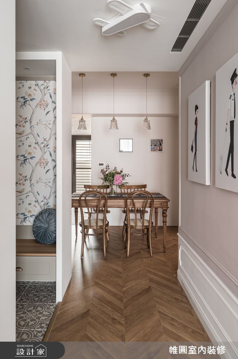 35坪中古屋(5~15年)＿美式風玄關餐廳案例圖片＿帷圓‧定制 circle＿帷圓_L&A Hosue•愛的起航之15