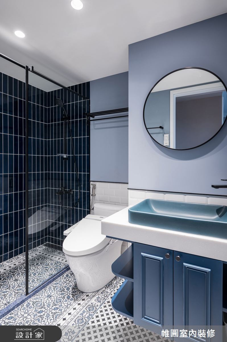 35坪中古屋(5~15年)＿美式風浴室案例圖片＿帷圓‧定制 circle＿帷圓_L&A Hosue•愛的起航之22