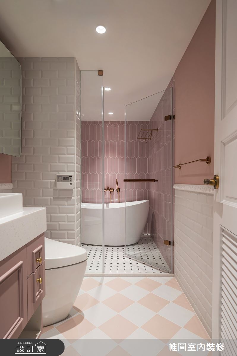 35坪中古屋(5~15年)＿美式風浴室案例圖片＿帷圓‧定制 circle＿帷圓_L&A Hosue•愛的起航之24