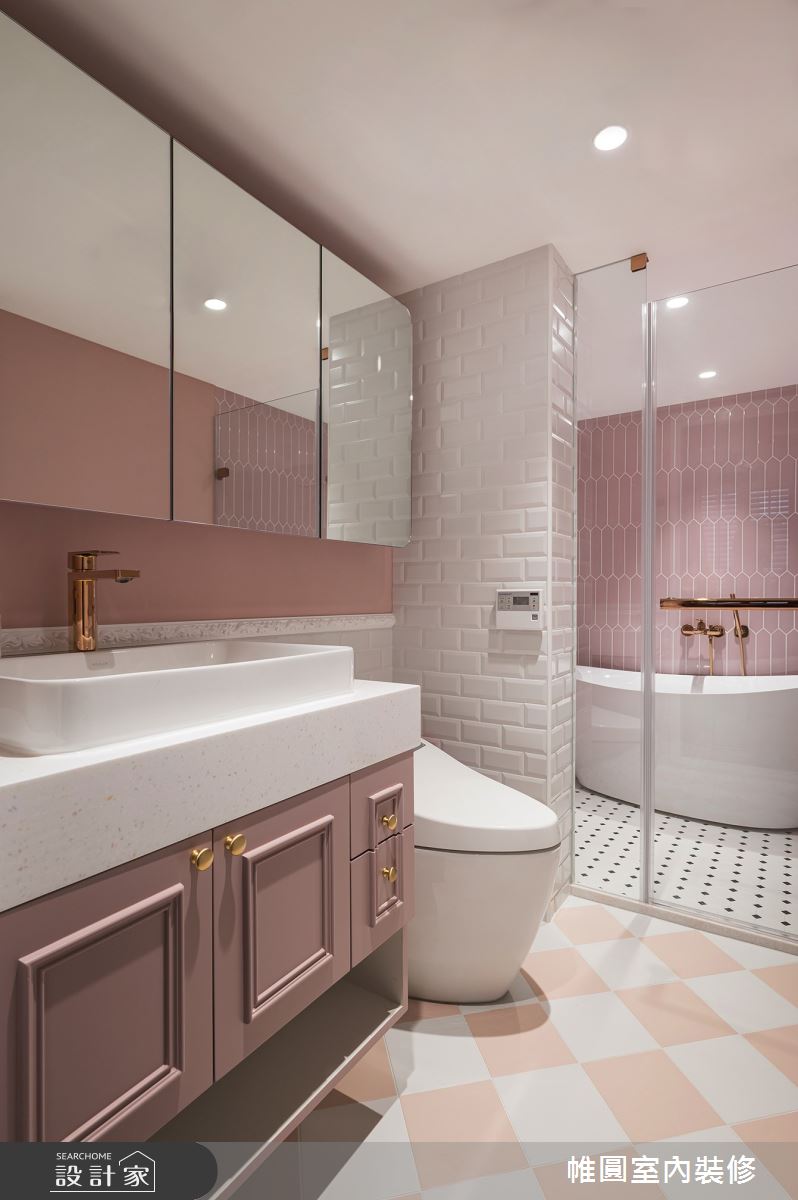 35坪中古屋(5~15年)＿美式風浴室案例圖片＿帷圓‧定制 circle＿帷圓_L&A Hosue•愛的起航之25