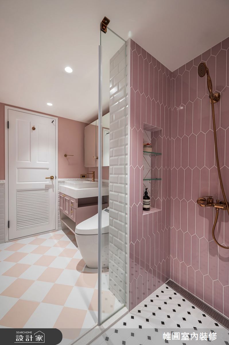 35坪中古屋(5~15年)＿美式風浴室案例圖片＿帷圓‧定制 circle＿帷圓_L&A Hosue•愛的起航之27