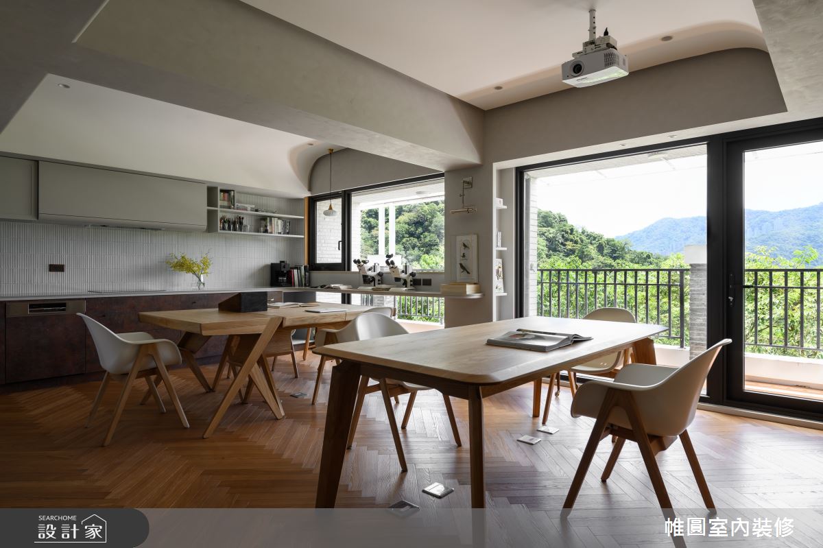 40坪中古屋(5~15年)＿混搭風餐廳廚房工作區案例圖片＿帷圓‧定制 circle＿帷圓_植人•寓所之5