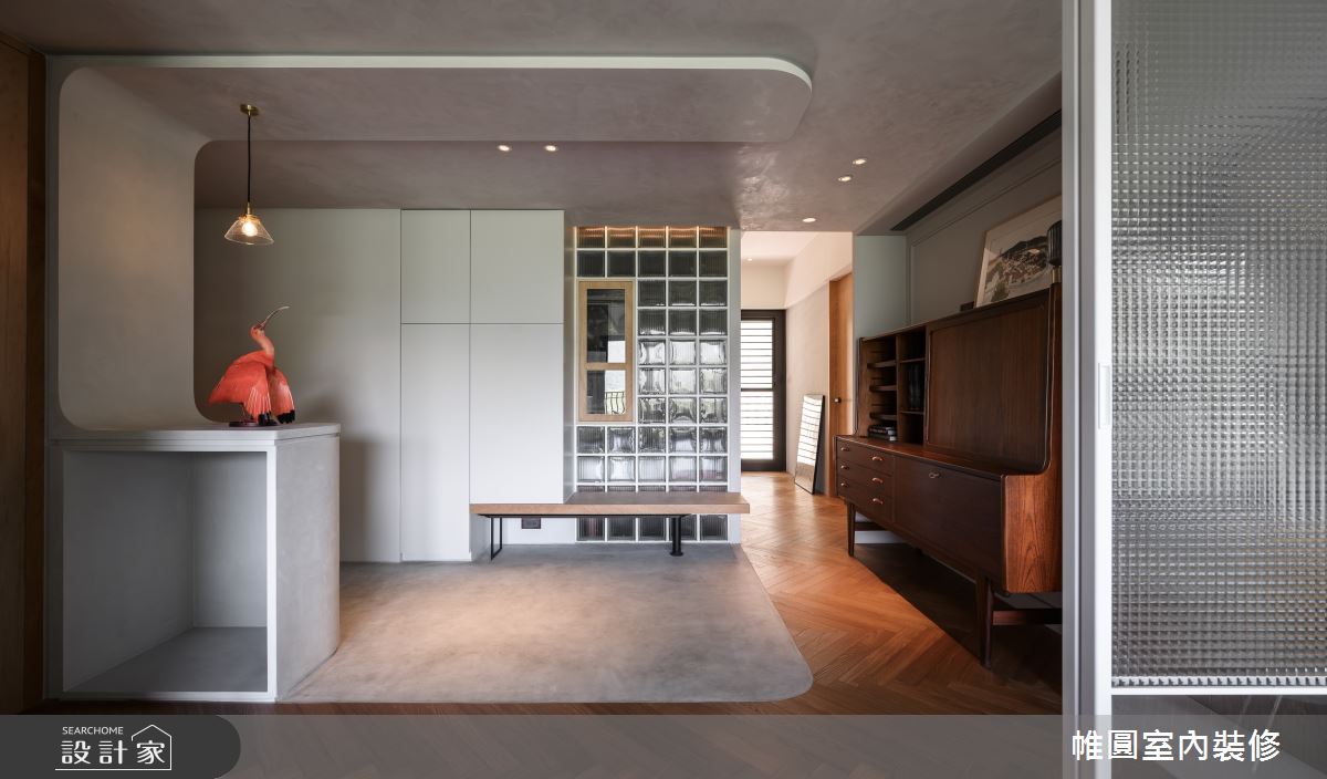 40坪中古屋(5~15年)＿混搭風玄關案例圖片＿帷圓‧定制 circle＿帷圓_植人•寓所之10