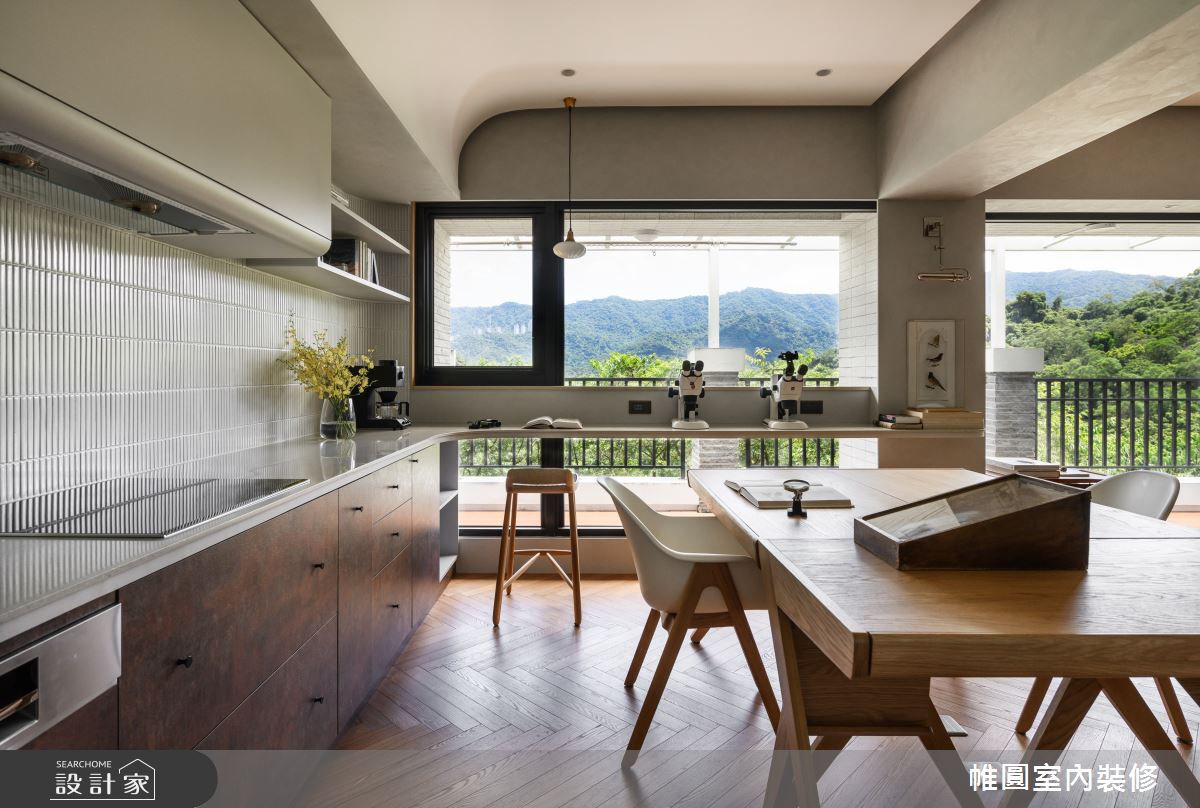 40坪中古屋(5~15年)＿混搭風餐廳廚房工作區陽台案例圖片＿帷圓‧定制 circle＿帷圓_植人•寓所之16