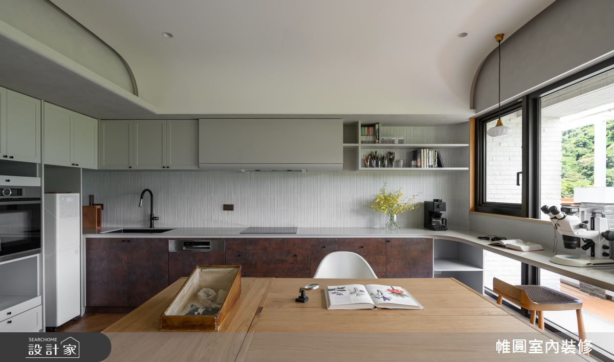 40坪中古屋(5~15年)＿混搭風餐廳廚房工作區案例圖片＿帷圓‧定制 circle＿帷圓_植人•寓所之20