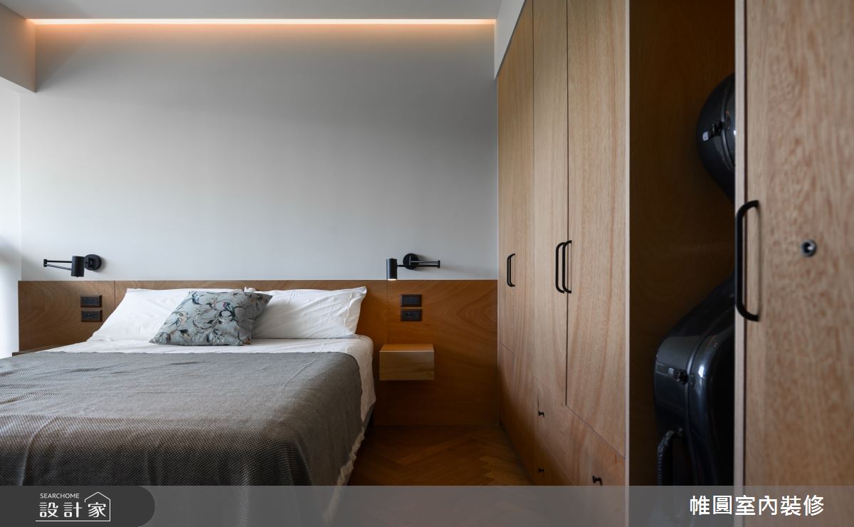40坪中古屋(5~15年)＿混搭風臥室案例圖片＿帷圓‧定制 circle＿帷圓_植人•寓所之21