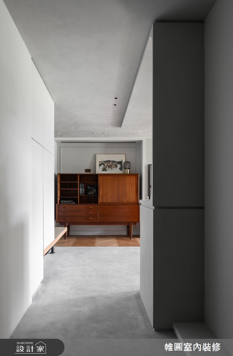 40坪中古屋(5~15年)＿混搭風玄關案例圖片＿帷圓‧定制 circle＿帷圓_植人•寓所之23