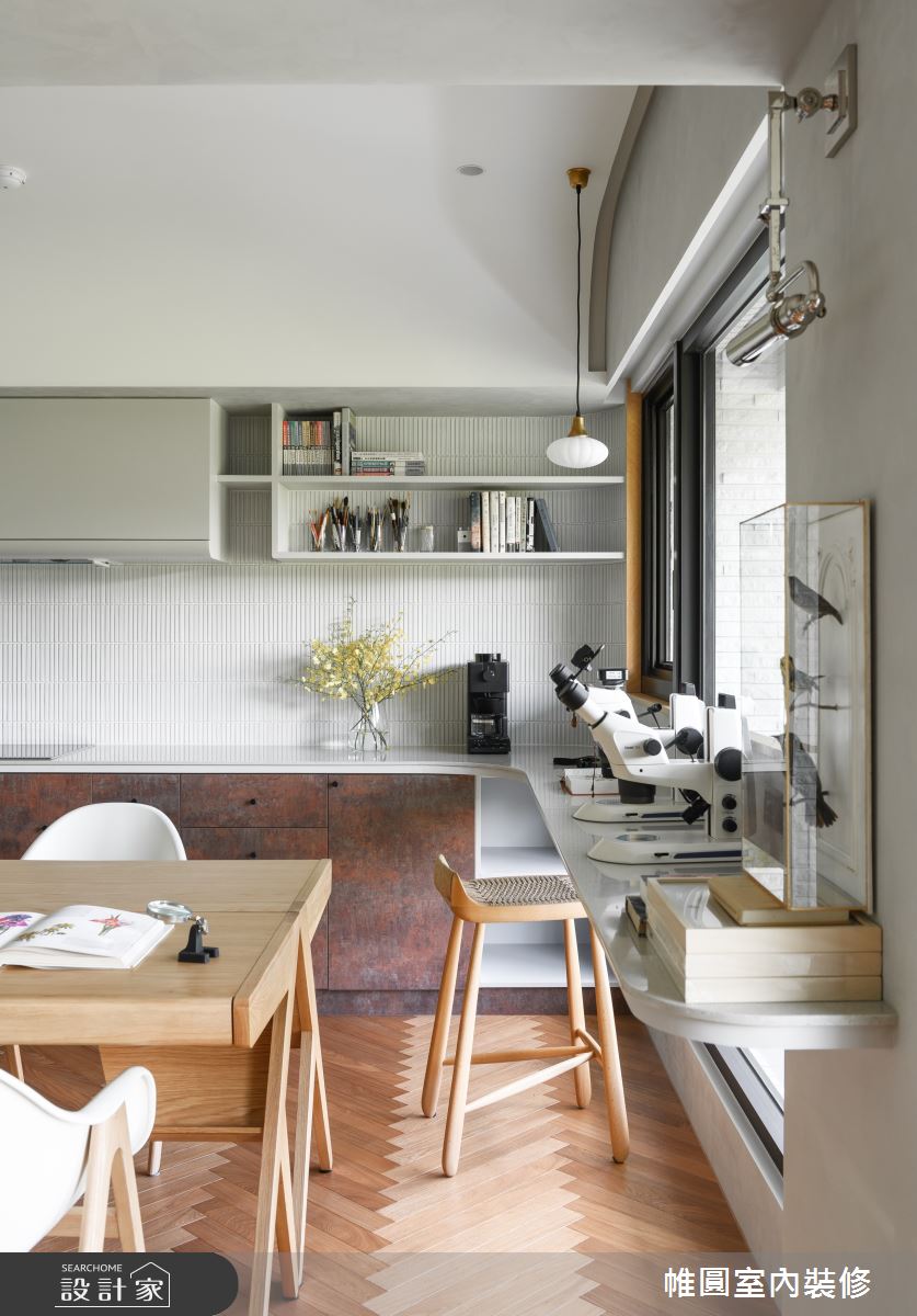 40坪中古屋(5~15年)＿混搭風餐廳廚房工作區案例圖片＿帷圓‧定制 circle＿帷圓_植人•寓所之27
