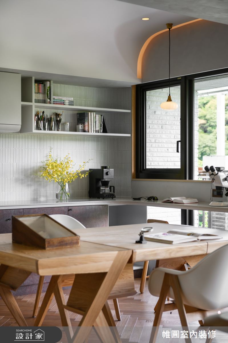 40坪中古屋(5~15年)＿混搭風餐廳廚房工作區案例圖片＿帷圓‧定制 circle＿帷圓_植人•寓所之28