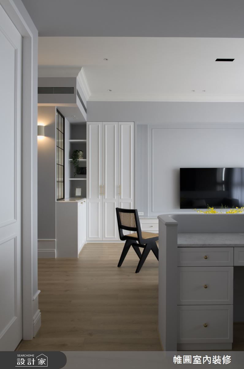 40坪新成屋(5年以下)＿美式風客廳案例圖片＿帷圓‧定制 circle＿帷圓_晴寓·天空之境之6