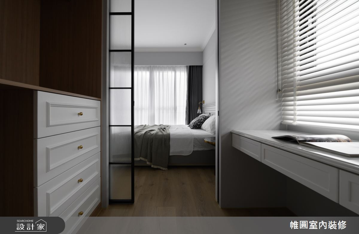 40坪新成屋(5年以下)＿美式風臥室更衣間案例圖片＿帷圓‧定制 circle＿帷圓_晴寓·天空之境之18