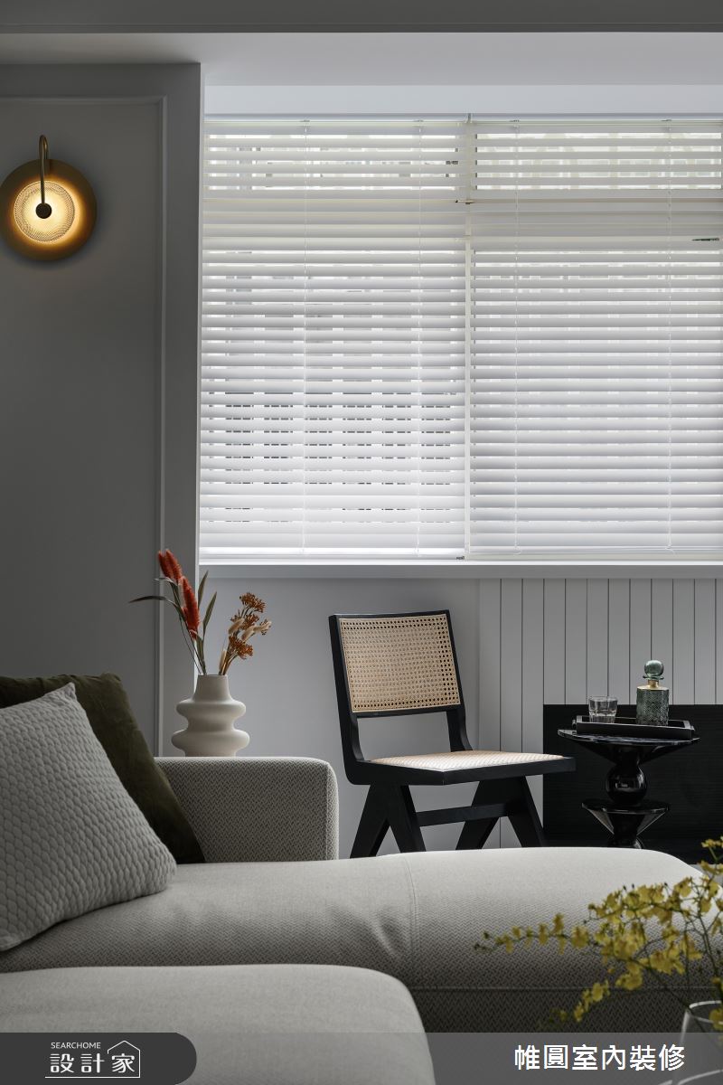 42坪老屋(16~30年)＿美式風客廳案例圖片＿帷圓‧定制 circle＿帷圓_寧靜·藍舍之10