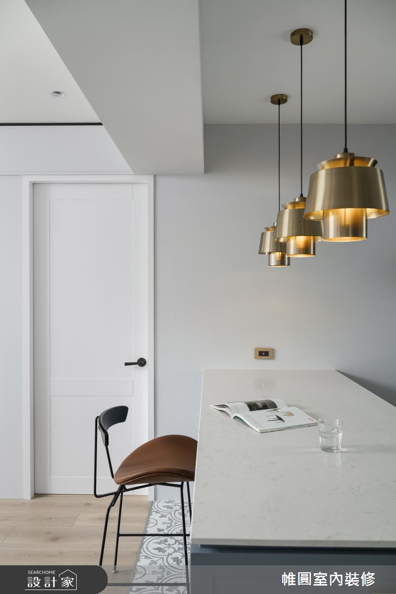 42坪老屋(16~30年)＿美式風吧檯中島案例圖片＿帷圓‧定制 circle＿帷圓_寧靜·藍舍之18