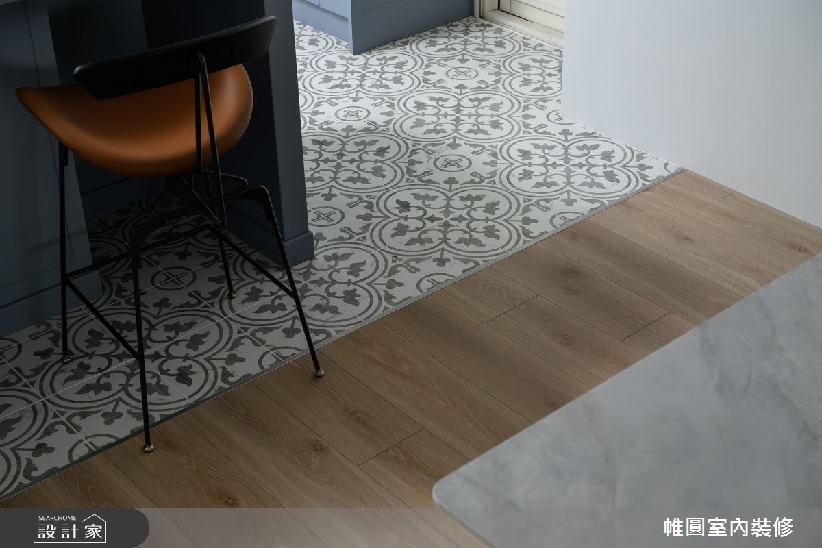 42坪老屋(16~30年)＿美式風餐廳廚房案例圖片＿帷圓‧定制 circle＿帷圓_寧靜·藍舍之17