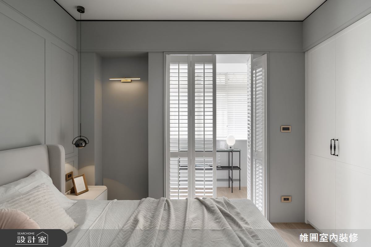 42坪老屋(16~30年)＿美式風臥室案例圖片＿帷圓‧定制 circle＿帷圓_寧靜·藍舍之23