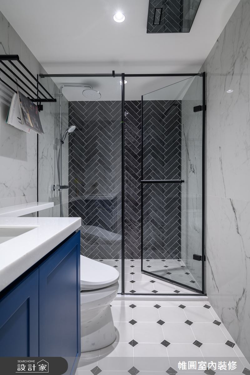 42坪老屋(16~30年)＿美式風浴室案例圖片＿帷圓‧定制 circle＿帷圓_寧靜·藍舍之31