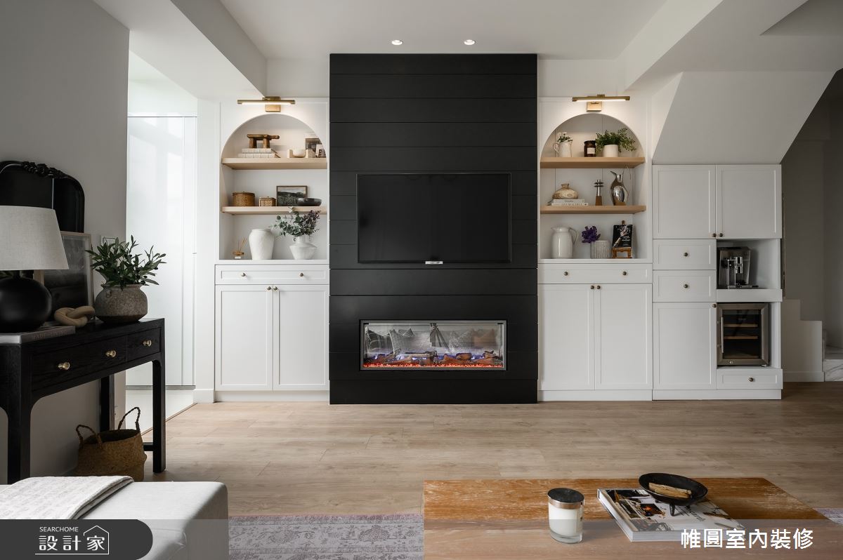 33坪老屋(16~30年)＿美式風客廳案例圖片＿帷圓‧定制 circle＿帷圓_C'est la vie·實現生活之15