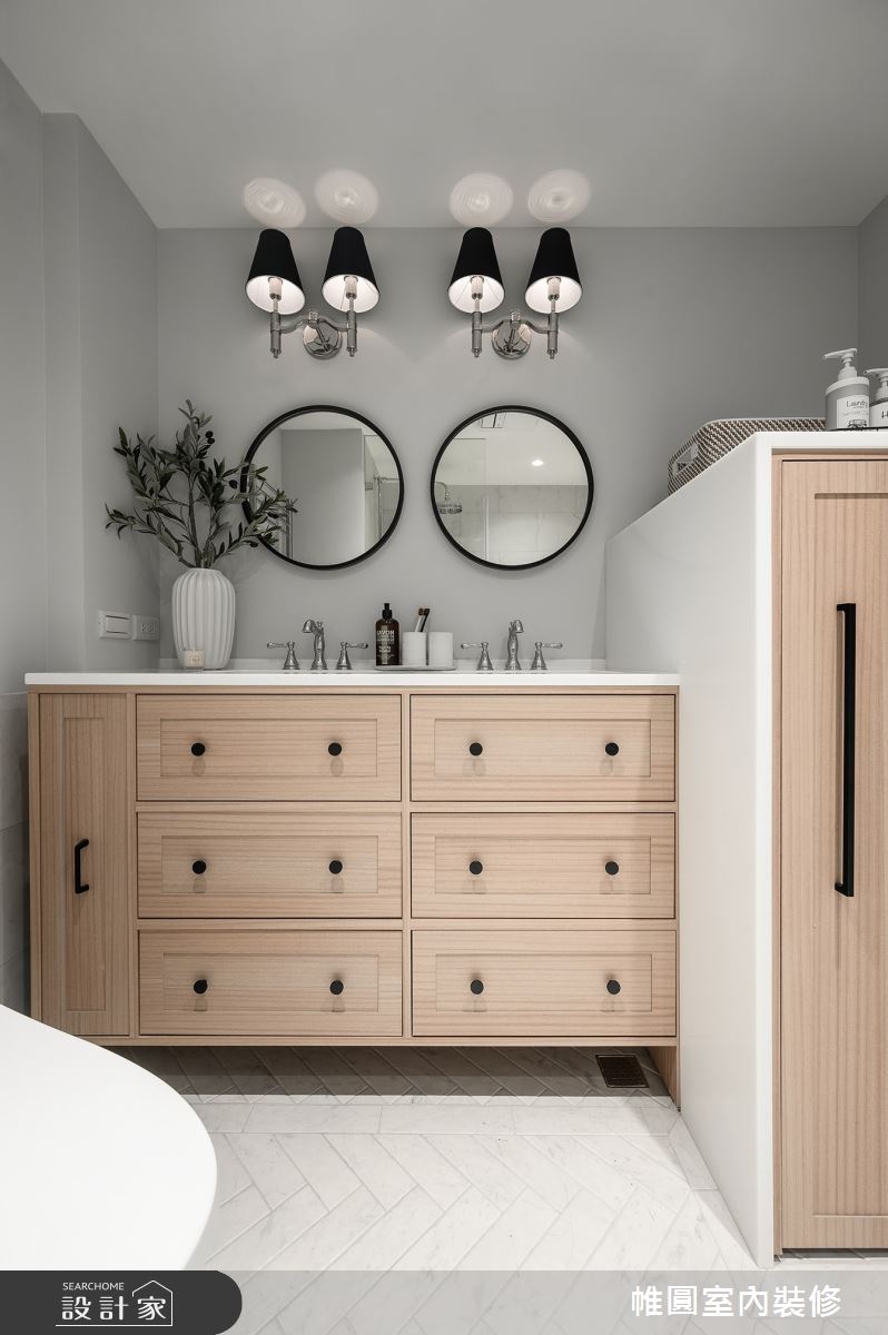 33坪老屋(16~30年)＿美式風浴室案例圖片＿帷圓‧定制 circle＿帷圓_C'est la vie·實現生活之23