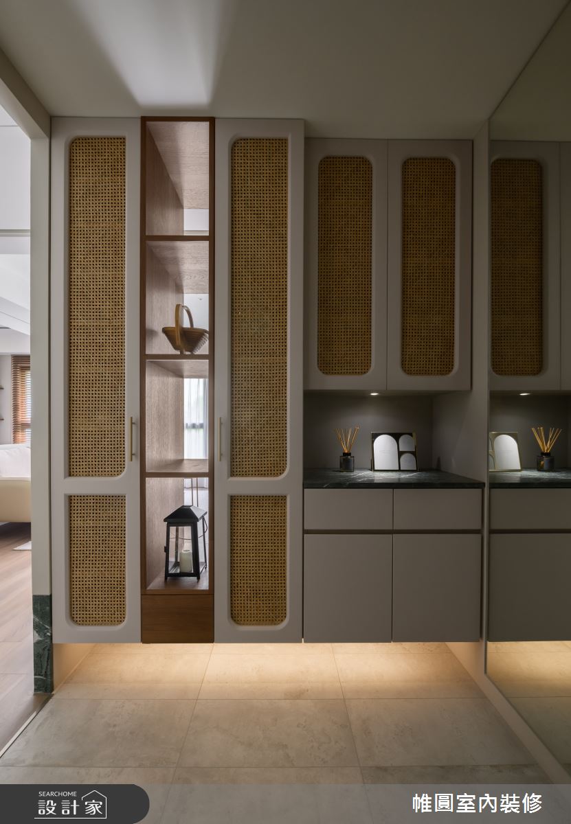 35坪新成屋(5年以下)＿混搭風玄關案例圖片＿帷圓‧定制 circle＿帷圓_點悅·生活之8