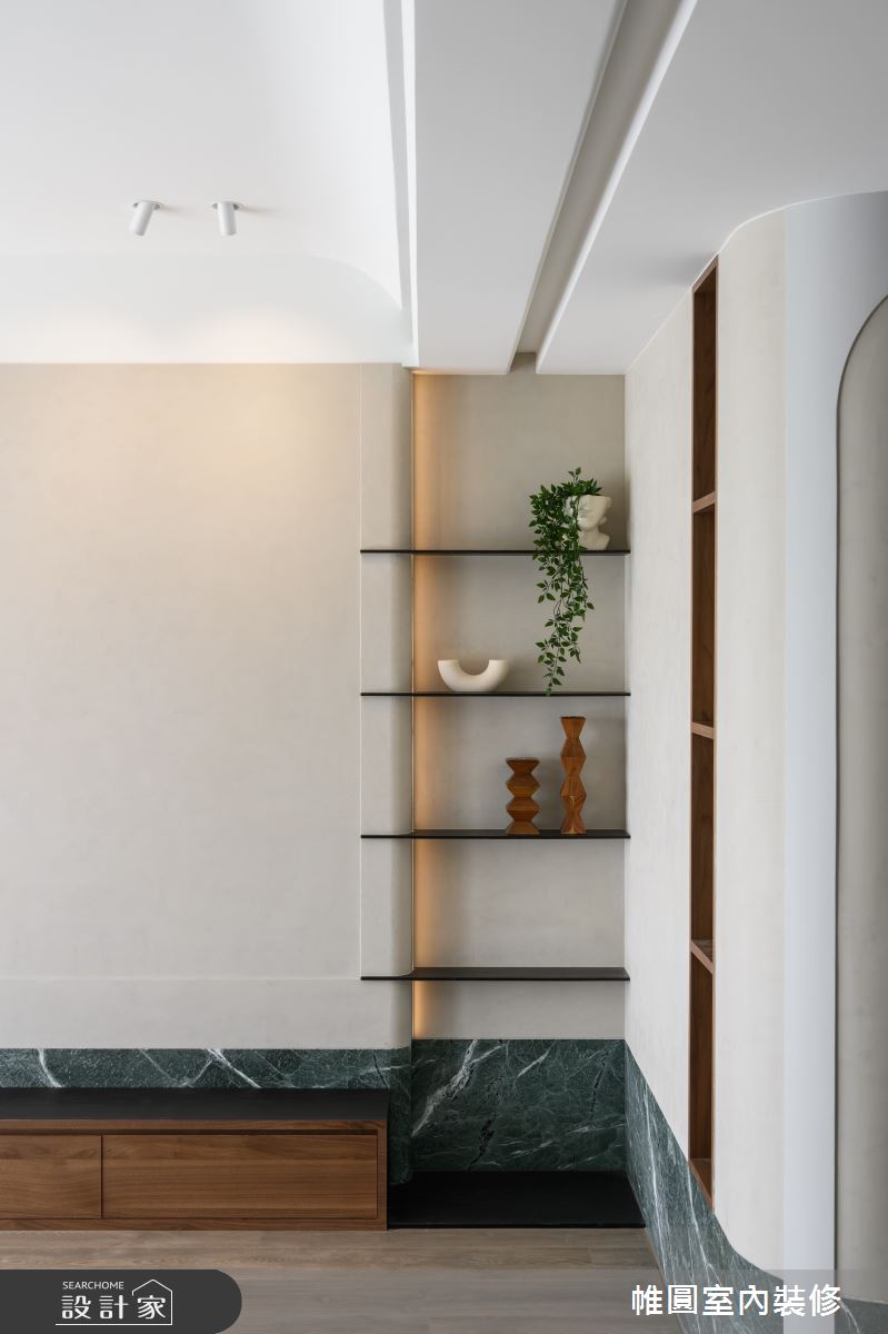 35坪新成屋(5年以下)＿混搭風客廳案例圖片＿帷圓‧定制 circle＿帷圓_點悅·生活之13