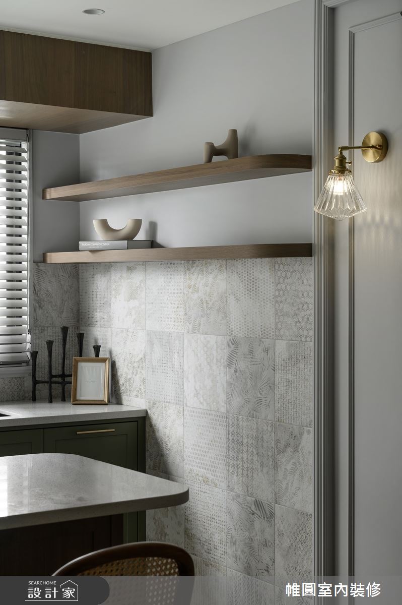 25坪新成屋(5年以下)＿混搭風餐廳廚房中島案例圖片＿帷圓‧定制 circle＿帷圓_靜謐·境癒之11