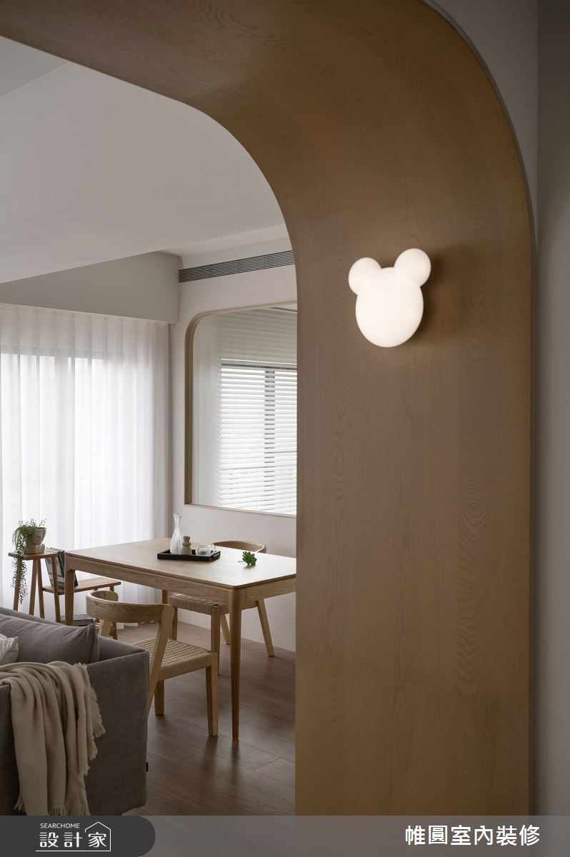 35坪老屋(16~30年)＿混搭風餐廳案例圖片＿帷圓‧定制 circle＿帷圓_森覓·奶油宅之21