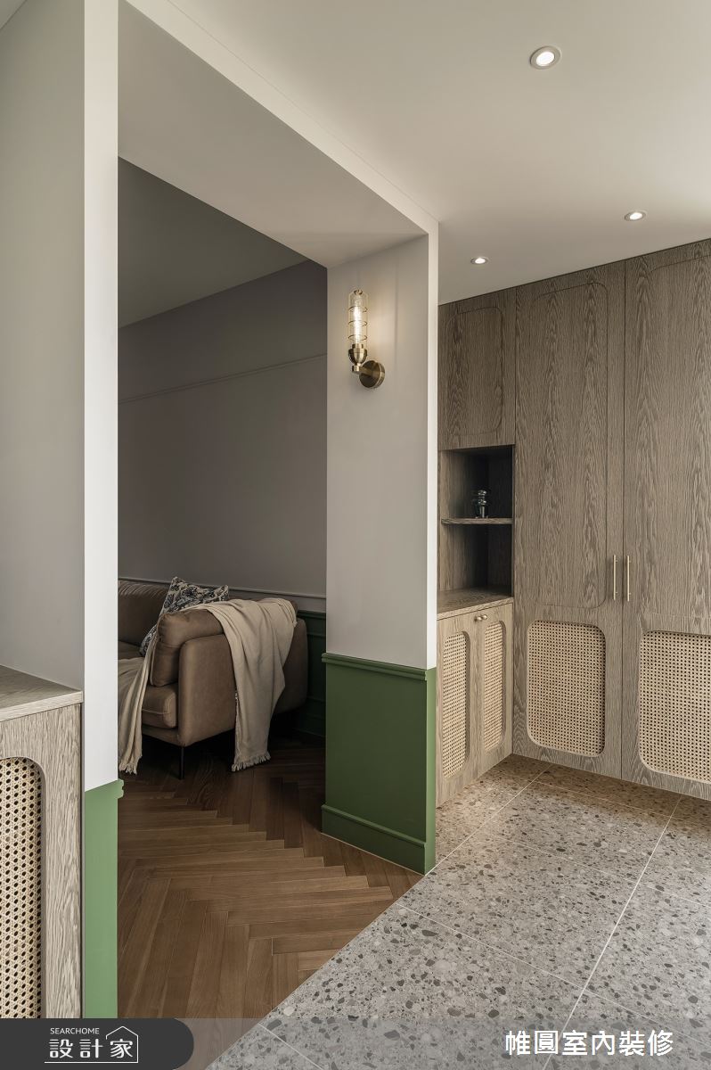 35坪中古屋(5~15年)＿混搭風玄關客廳案例圖片＿帷圓‧定制 circle＿帷圓_寄託·歸心之所之2