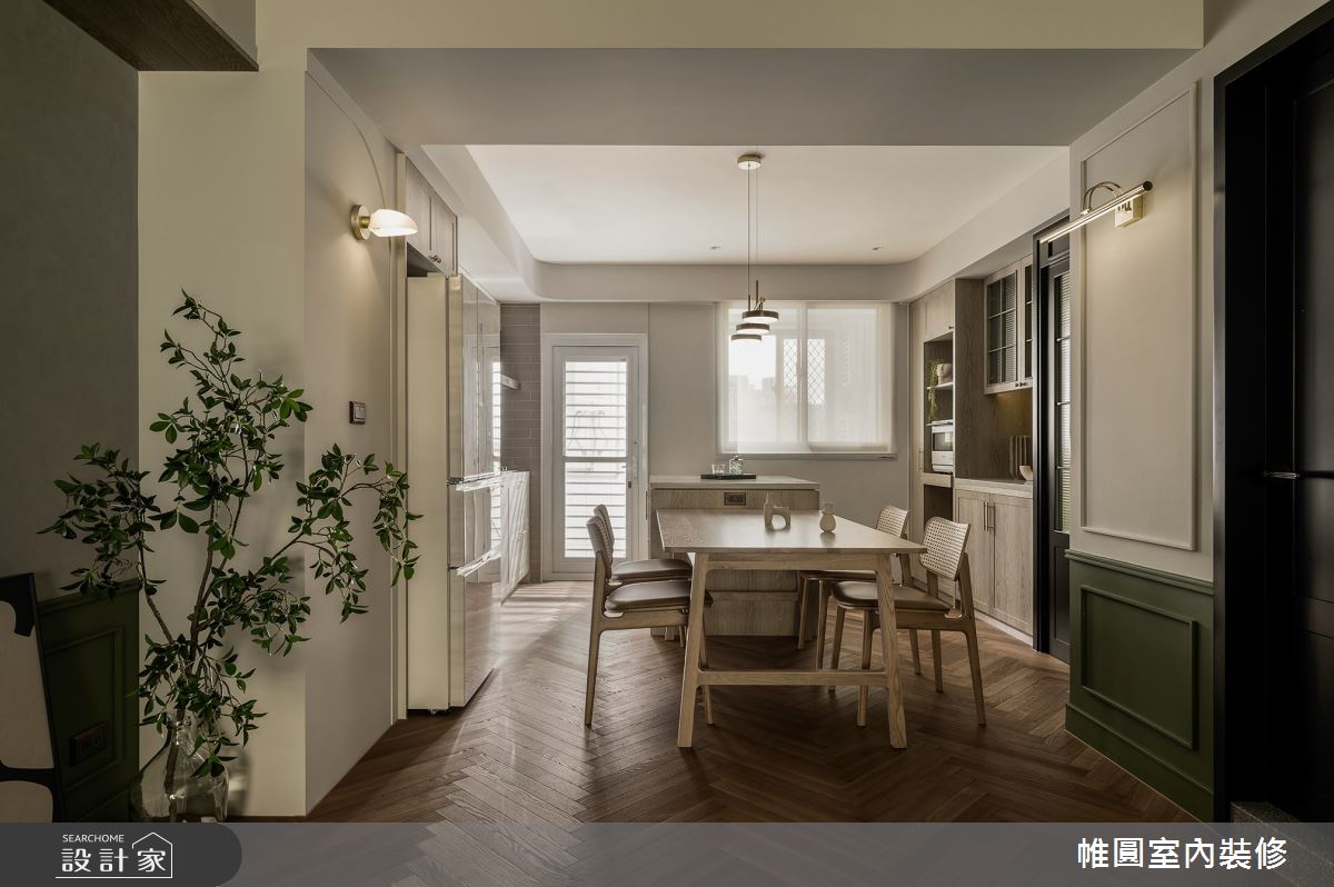 35坪中古屋(5~15年)＿混搭風餐廳廚房中島案例圖片＿帷圓‧定制 circle＿帷圓_寄託·歸心之所之10