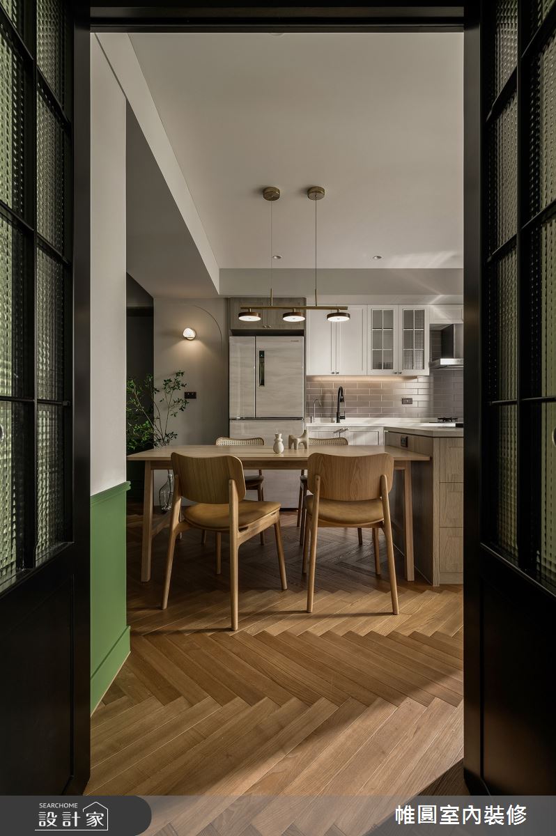 35坪中古屋(5~15年)＿混搭風餐廳廚房中島案例圖片＿帷圓‧定制 circle＿帷圓_寄託·歸心之所之15