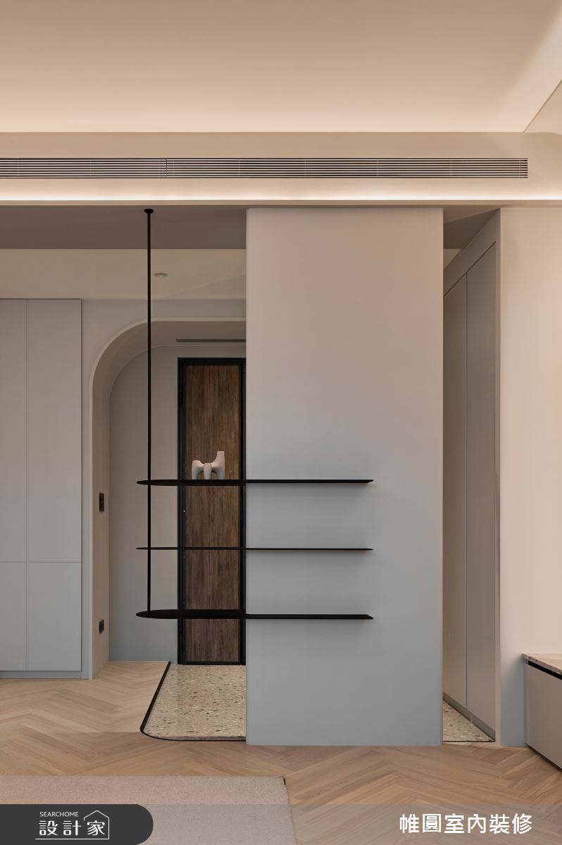 48坪新成屋(5年以下)＿混搭風玄關客廳案例圖片＿帷圓‧定制 circle＿帷圓_La vie•生活家氛之3