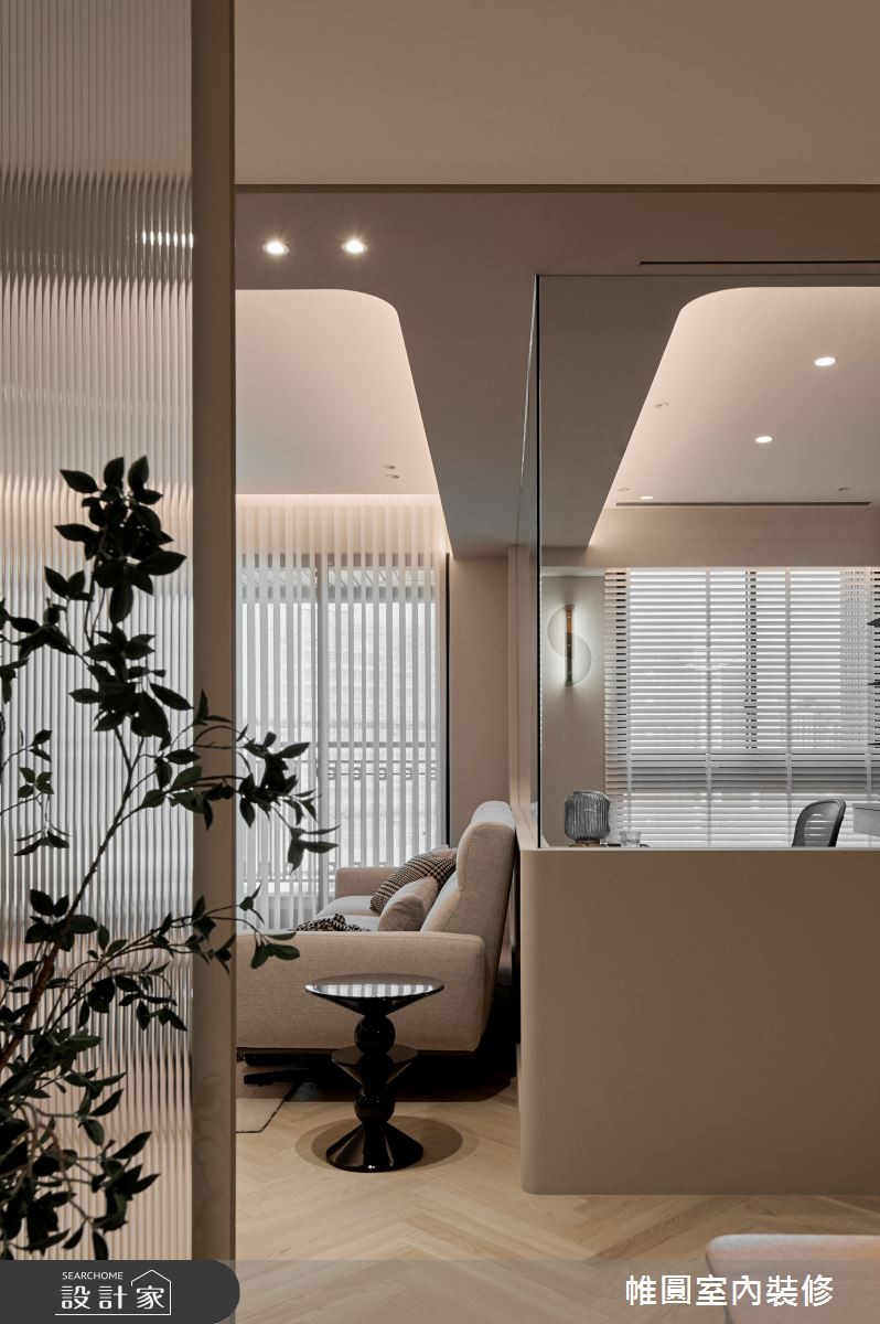 48坪新成屋(5年以下)＿混搭風客廳書房案例圖片＿帷圓‧定制 circle＿帷圓_La vie•生活家氛之11