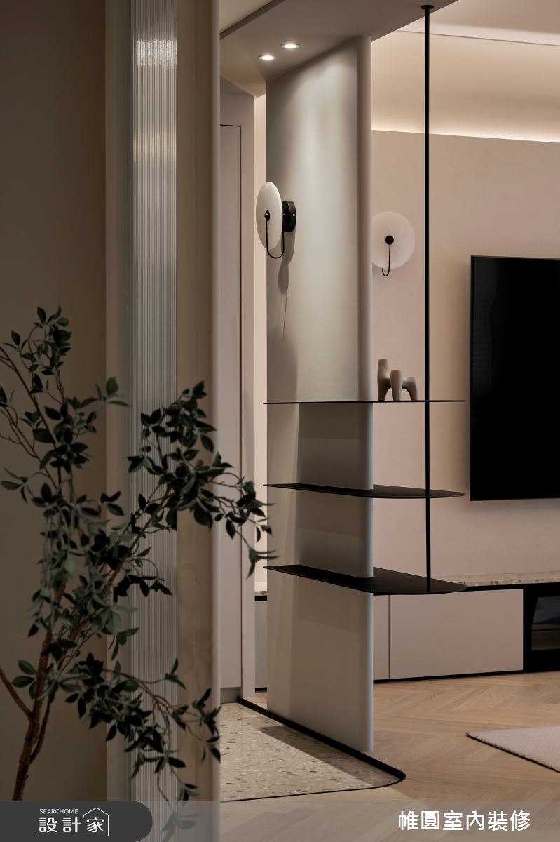 48坪新成屋(5年以下)＿混搭風客廳案例圖片＿帷圓‧定制 circle＿帷圓_La vie•生活家氛之7