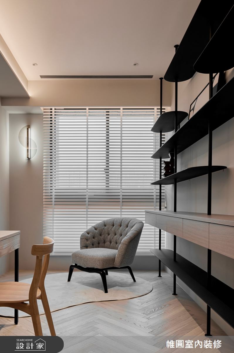 48坪新成屋(5年以下)＿混搭風書房案例圖片＿帷圓‧定制 circle＿帷圓_La vie•生活家氛之16