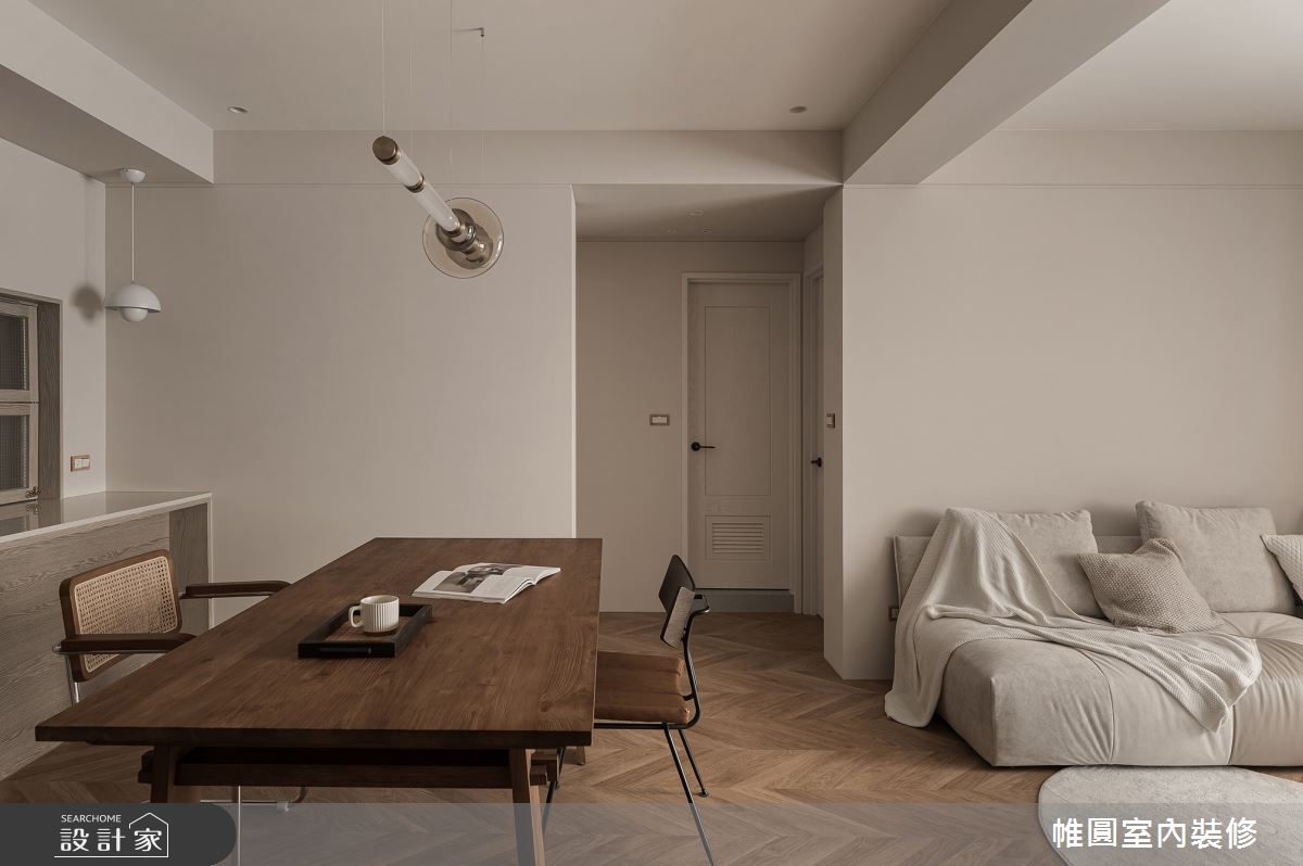 30坪老屋(16~30年)＿混搭風客廳餐廳案例圖片＿帷圓‧定制 circle＿帷圓_初生•流轉時光之9
