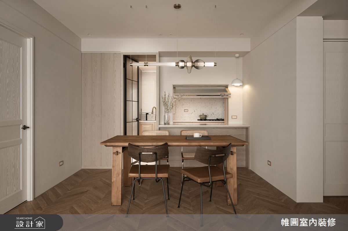 30坪老屋(16~30年)＿混搭風餐廳廚房案例圖片＿帷圓‧定制 circle＿帷圓_初生•流轉時光之15