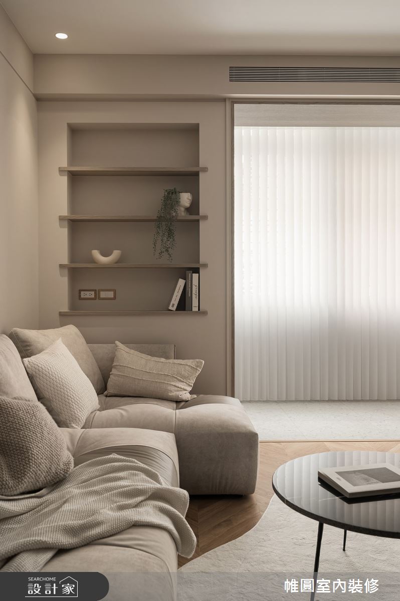 30坪老屋(16~30年)＿混搭風客廳案例圖片＿帷圓‧定制 circle＿帷圓_初生•流轉時光之7