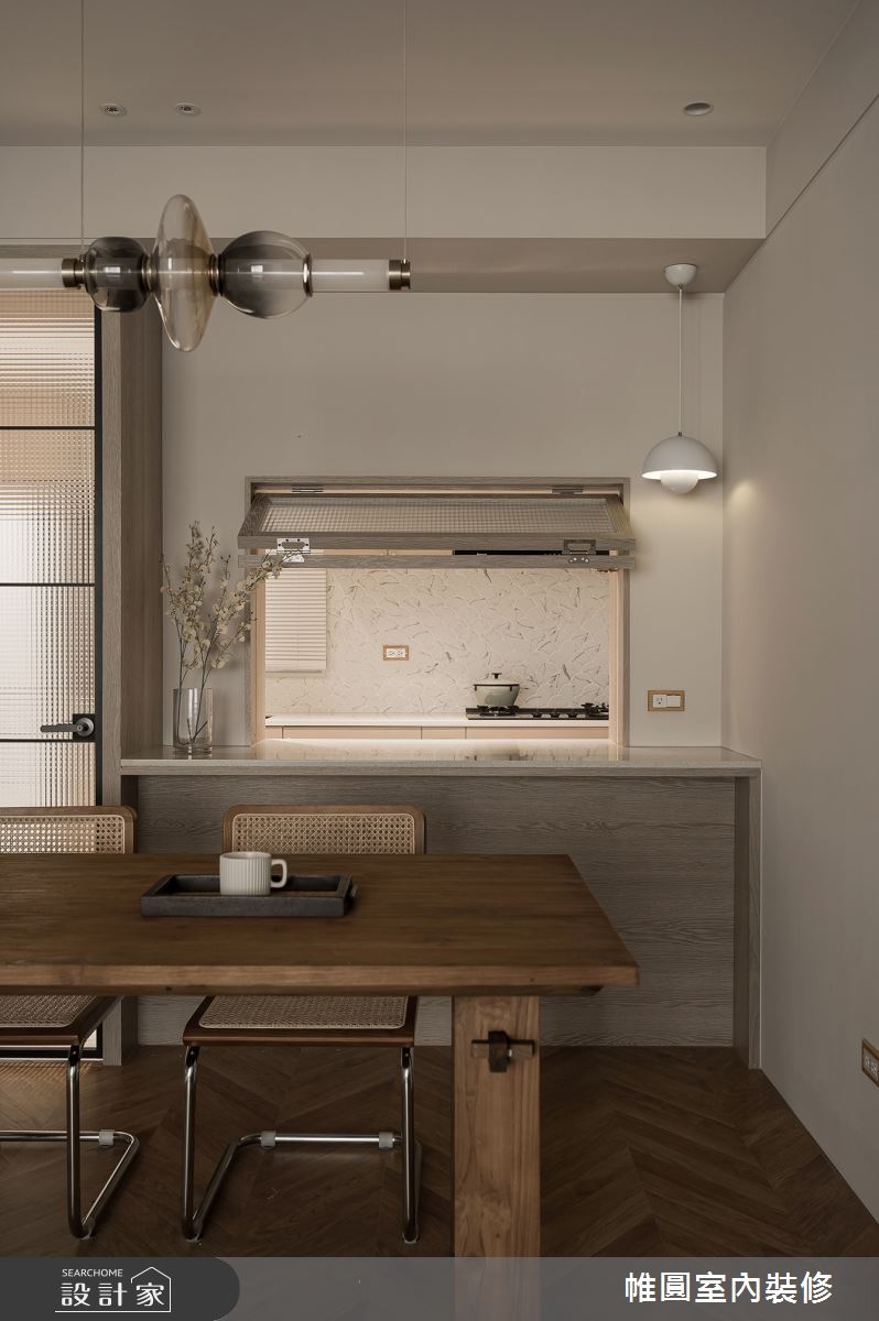 30坪老屋(16~30年)＿混搭風餐廳廚房案例圖片＿帷圓‧定制 circle＿帷圓_初生•流轉時光之16