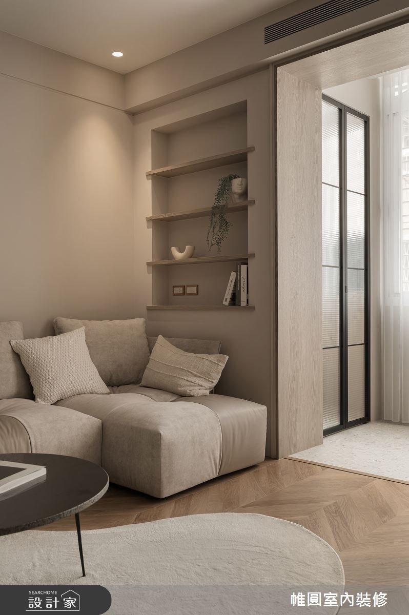 30坪老屋(16~30年)＿混搭風客廳案例圖片＿帷圓‧定制 circle＿帷圓_初生•流轉時光之6