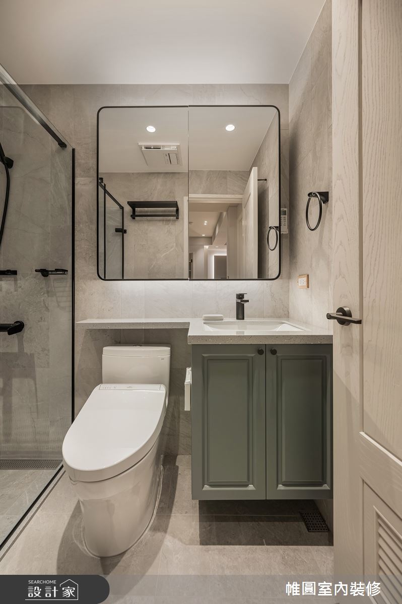 30坪老屋(16~30年)＿混搭風浴室案例圖片＿帷圓‧定制 circle＿帷圓_初生•流轉時光之27