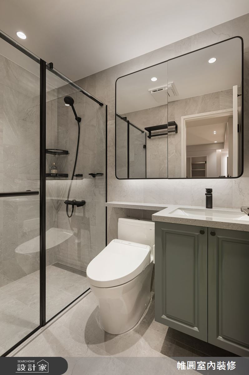 30坪老屋(16~30年)＿混搭風浴室案例圖片＿帷圓‧定制 circle＿帷圓_初生•流轉時光之28