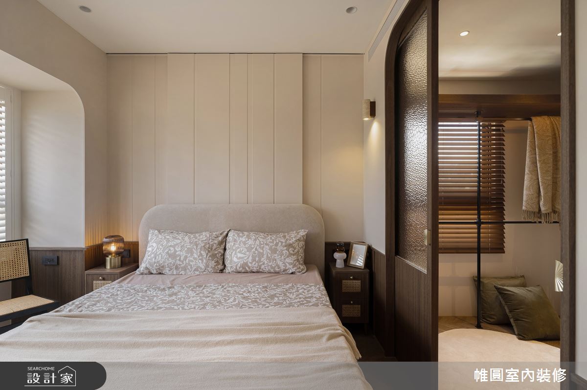 20坪預售屋＿混搭風臥室更衣間案例圖片＿帷圓‧定制 circle＿帷圓_戀戀•嶼生之15