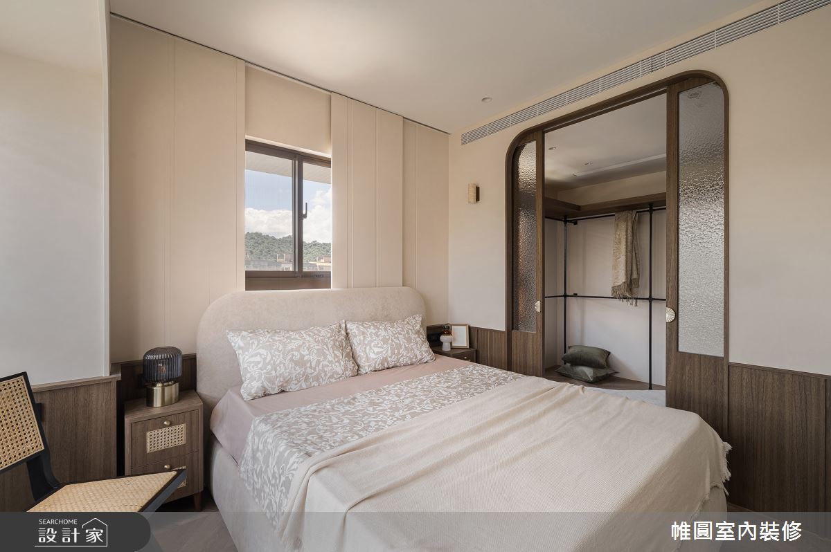 20坪預售屋＿混搭風臥室更衣間案例圖片＿帷圓‧定制 circle＿帷圓_戀戀•嶼生之16